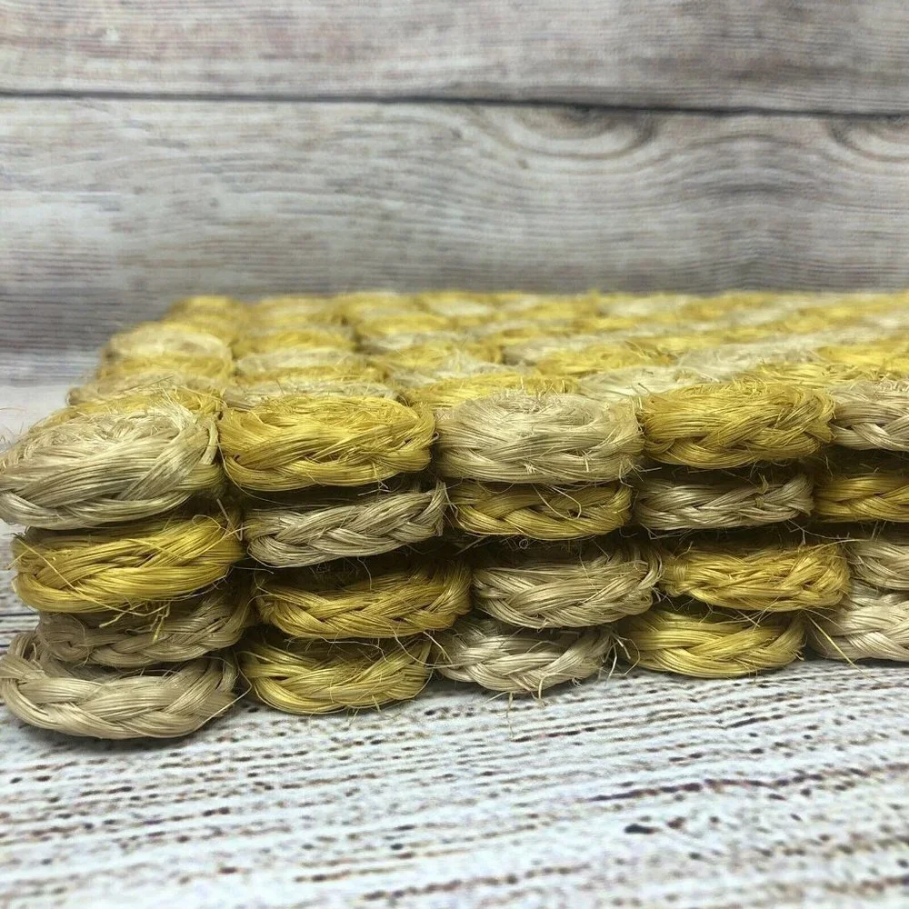 Woven Wicker Circles Placemats 15.5